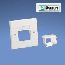 Face Plate - Satu dan Dua Lubang merk PANDUIT type CFPUKS2SIW